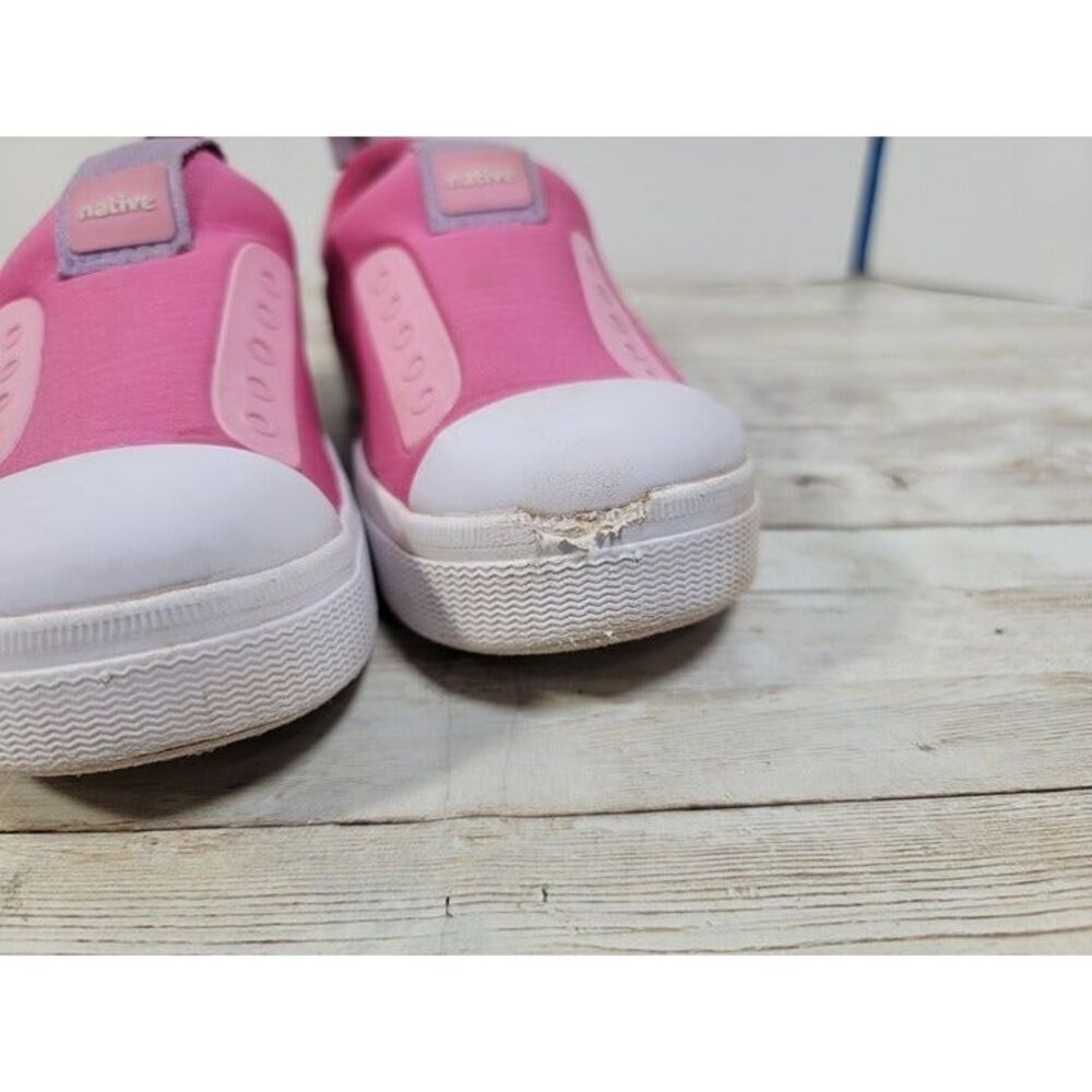 Native Jefferson Hero Toddler Size C10 Sneaker Water Shoes Pink‎ White - Picture 10 of 11